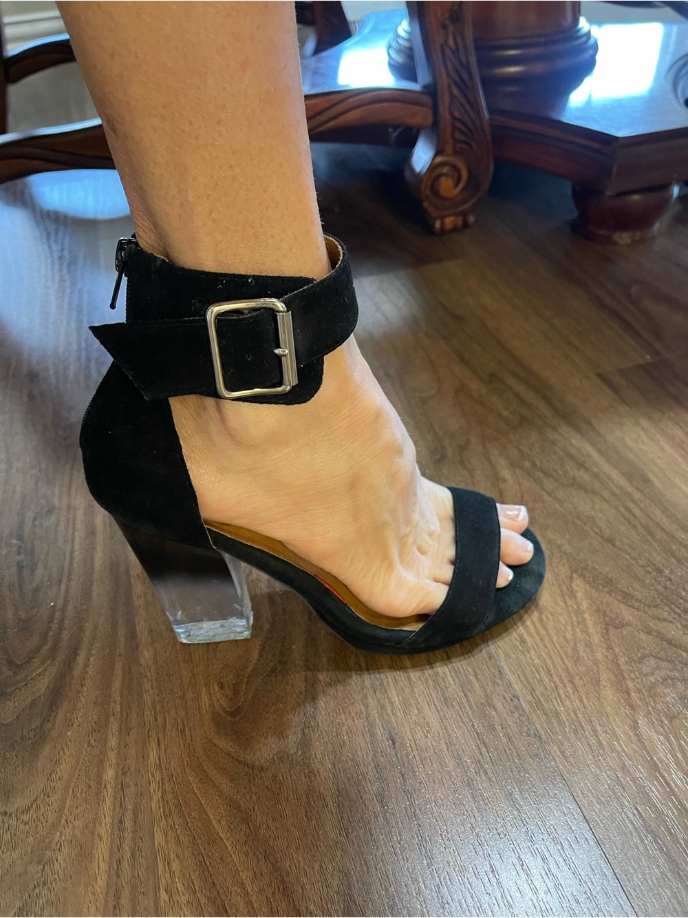 Jeffrey Campbell Havana Last Soire Ombré lucite sandals